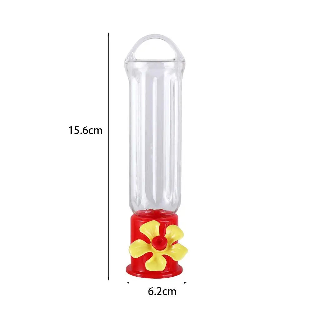 Portable Hummingbird Water Feeder Bottle Clear Plastic
